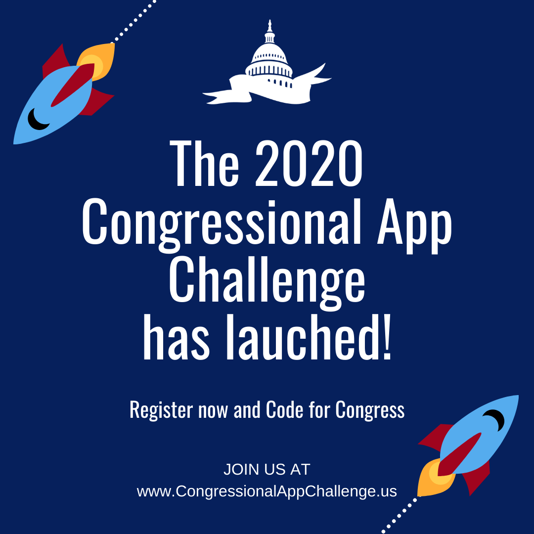 The 2020 Congressional App Challenge Launches Today