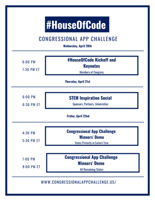 HouseOfCode 2022 Schedule