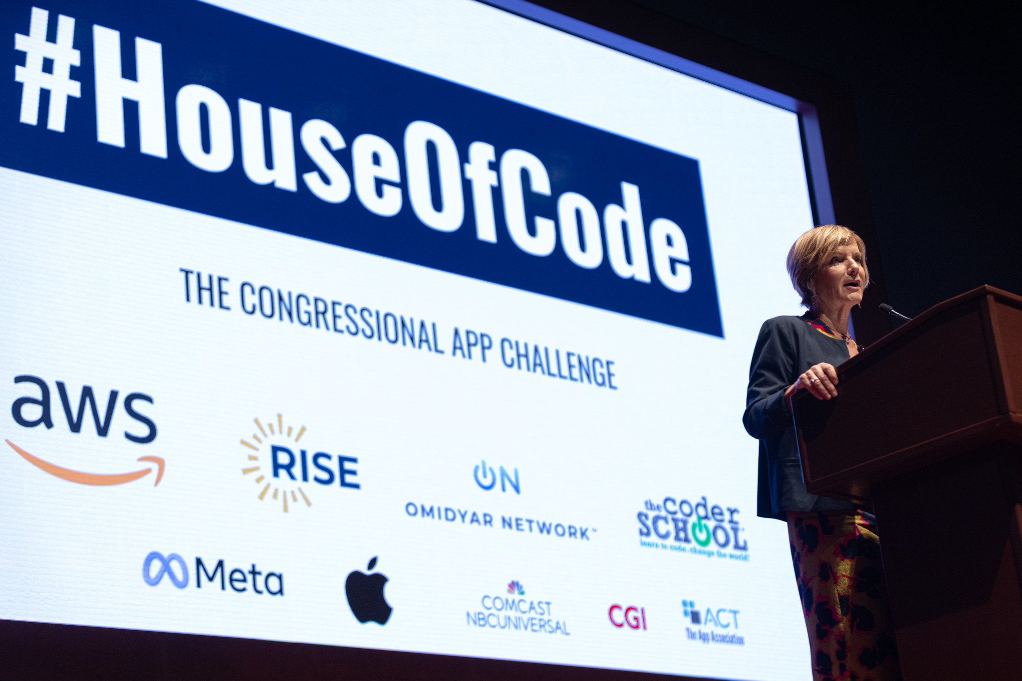Rep. Susie Lee keynoting #HouseOfCode