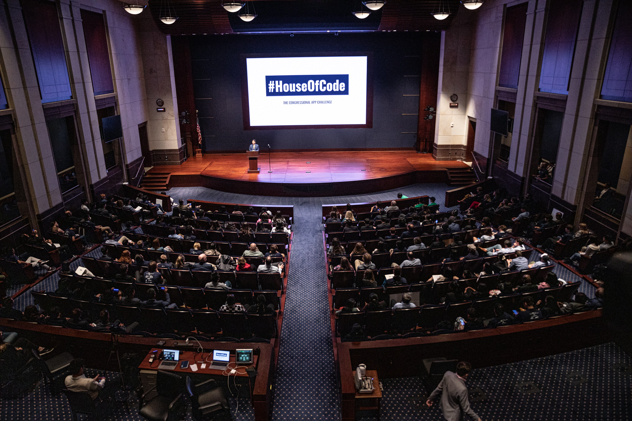 The crowd at #HouseOfCode
