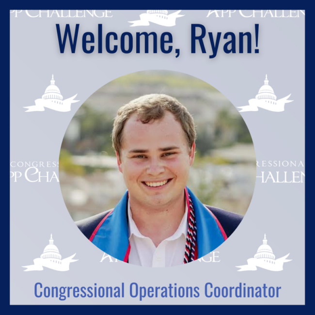 Welcome Ryan Congressional Operations Coordinator