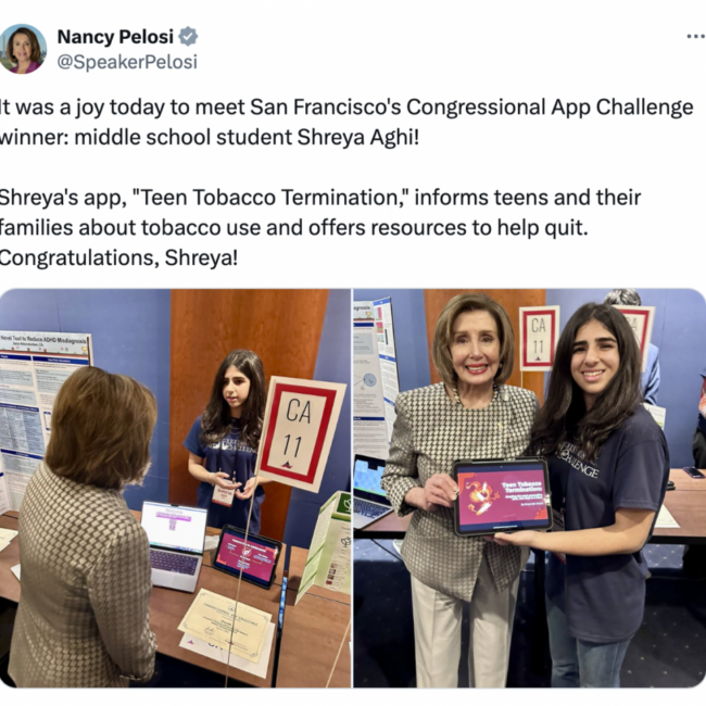 Nancy Pelosi Tweet