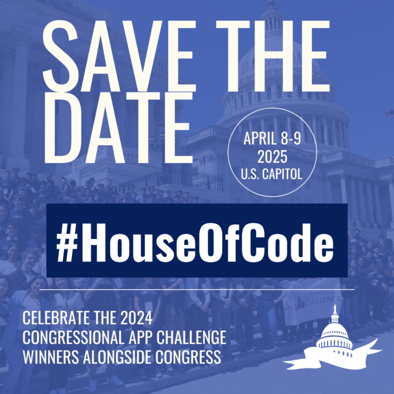 Congressional App Challenge Announces #HouseOfCode 2025 at the U.S ...